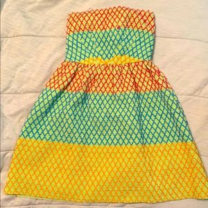 Strapless dress